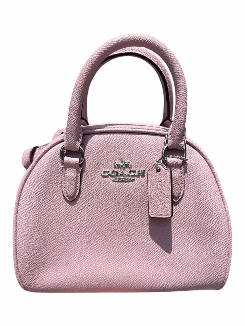 NWT Coach CA202 Sydney satchel ice purple